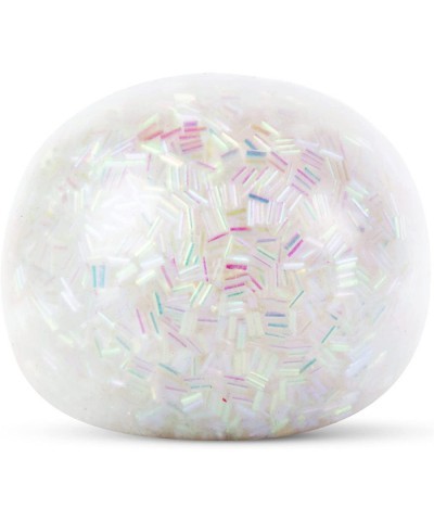 Giant Ice Stress Ball - Super Size Stress Fidget Toy Filled with Bingsu Beads - Shiny Crystal Beads Look Just Like Shaved Ice...