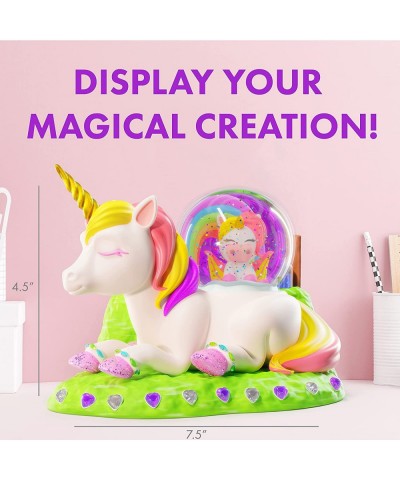 Paint Your Own Unicorn Craft Kit Ceramic Unicorn Snow Globe with Painting Art Crafts Unicorn Gift for Girls Tweens DIY Paint ...