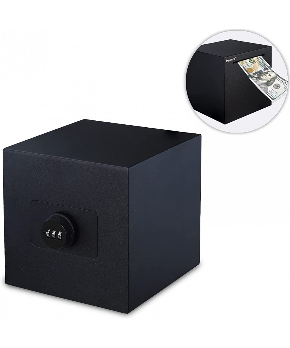 Piggy Bank for Adults Stainless Steel Password Reusable Safe Bank Metal Money Saving Box with Combination Lock for Cash Savin...