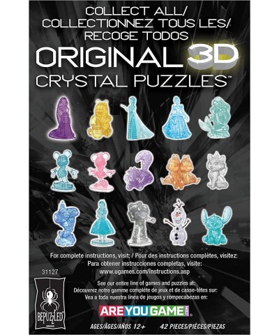 Disney Ariel Licensed Original 3D Crystal Puzzle from BePuzzled 3 Dimensional Crystal Puzzles and Brainteasers for Puzzlers a...