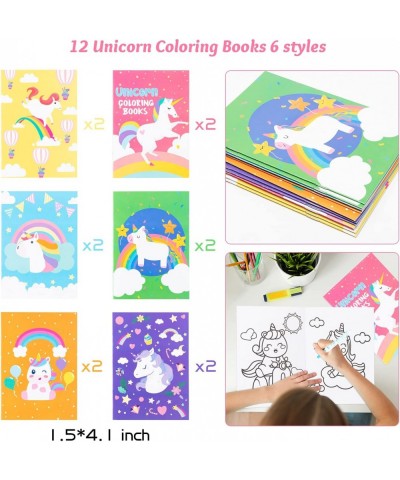 120pack Unicorn Party Favors for Kids Unicorn Decorations Supplies with Coloring Book Tattoos Bracelet Ring Bookmark Keychain...