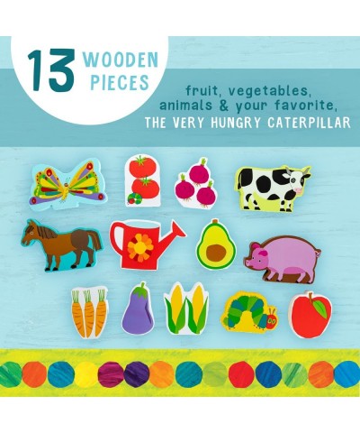 World of Eric Carle The Very Hungry Caterpillar Wooden Playset with Carrying Case Farmer’s Market Play Scene $42.52 Play Figu...