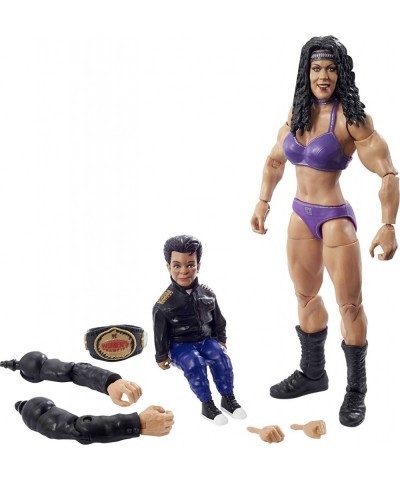 WWE Wrestlemania 37 Elite Collection Chyna Action Figure with Women’s Championship and Paul Ellering and Rocco BuildAFigure P...