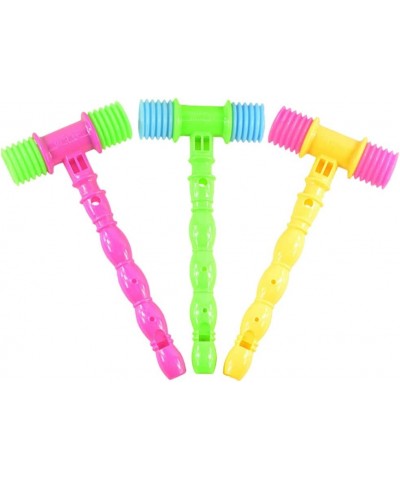 Hammer Pounding Toys 12pcs Plastic Squeaky Hammer Toy Beating Gavel Toys Mallet Musical Pounding Toy for Party Favors Random ...