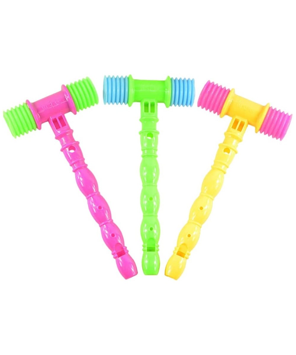 Hammer Pounding Toys 12pcs Plastic Squeaky Hammer Toy Beating Gavel Toys Mallet Musical Pounding Toy for Party Favors Random ...