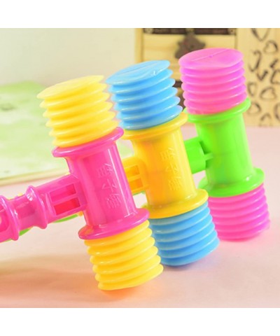 Hammer Pounding Toys 12pcs Plastic Squeaky Hammer Toy Beating Gavel Toys Mallet Musical Pounding Toy for Party Favors Random ...