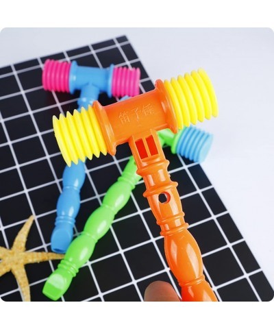 Hammer Pounding Toys 12pcs Plastic Squeaky Hammer Toy Beating Gavel Toys Mallet Musical Pounding Toy for Party Favors Random ...