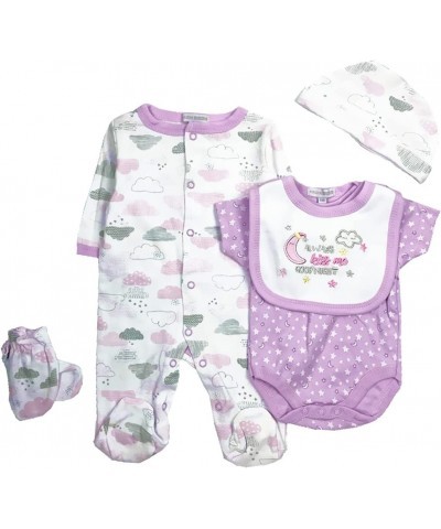 Reborn Baby Doll Clothes 22 inch Outfits for Girl 20-22 Inch Reborn Dolls Clothes Clothing Purple Star 5-Piece Set $28.29 Dolls