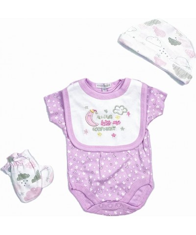 Reborn Baby Doll Clothes 22 inch Outfits for Girl 20-22 Inch Reborn Dolls Clothes Clothing Purple Star 5-Piece Set $28.29 Dolls