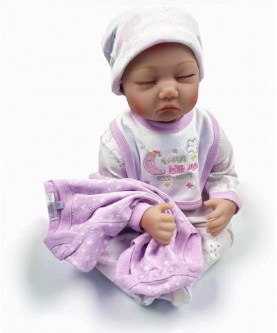 Reborn Baby Doll Clothes 22 inch Outfits for Girl 20-22 Inch Reborn Dolls Clothes Clothing Purple Star 5-Piece Set $28.29 Dolls