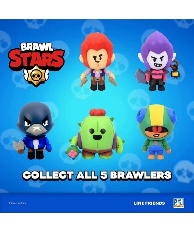 Brawl Stars Action Figures | All Five 4.5-Inch-Tall Collectibles | Brawl Stars Toys and Playable Mini Toys | Spike Crow Colt ...