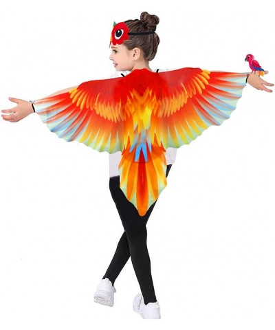 Bird-Costume-Parrot-Wings for Kids with Bird Headbands Boys Girls Eagle Dress-up Cape Halloween Party Favors Gifts $24.93 Kid...