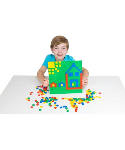 Classic Bricks 288 Piece 2x2 Blue Green Red and Yellow Pixel Building Creative Play Set - 100% Compatible with All Major Bric...