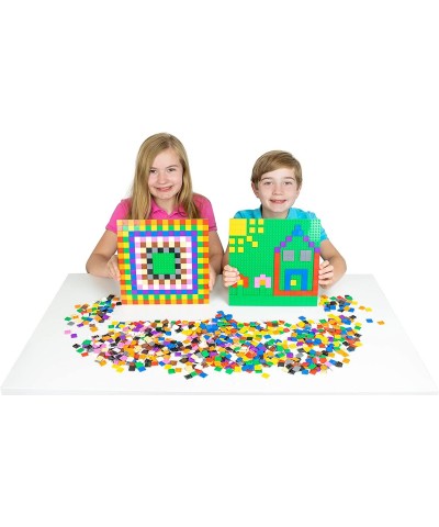 Classic Bricks 288 Piece 2x2 Blue Green Red and Yellow Pixel Building Creative Play Set - 100% Compatible with All Major Bric...