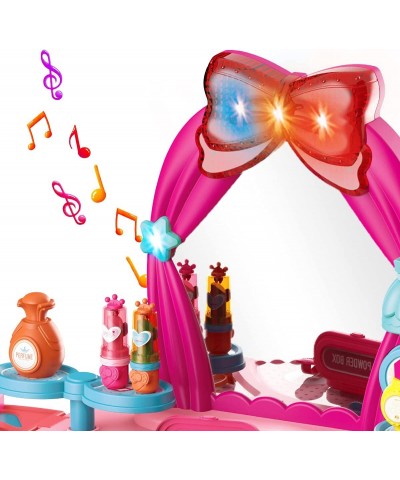 Toddler Vanity Set - Kids Vanity Table for Little Girls with Mirror and Beauty Salon Set Birthday Christmas Pretend Toy Gifts...