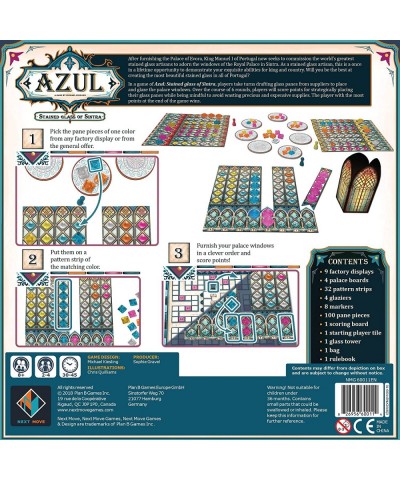 Azul Stained Glass of Sintra | Strategy Board Game | Family Board for Adults and Kids | Ages 8 and up | 2 to 4 Players | Aver...