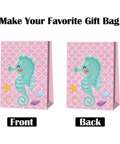 24Pcs Mermaid Party Favor Bags Mermaid Gift Bags Little Mermaid Candy Bags Under The Sea Party Decorations Mermaid Birthday P...