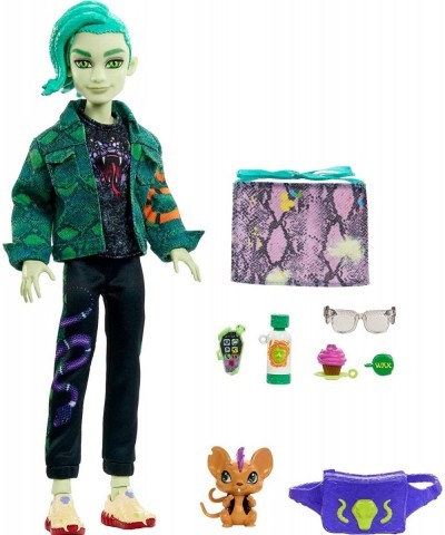 Deuce Gorgon Posable Doll Pet and Accessories Denim Snake Jacket Tinted Sunglasses Kids Toys Gift Set [Amazon Exclusive] $42....