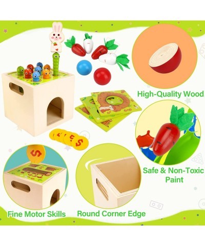 Montessori Toys for 1 2 3 Year Old Toddlers Boys Girls Sensory Wooden Object Permanence Box Gifts Toys for Infant Baby 12-18 ...