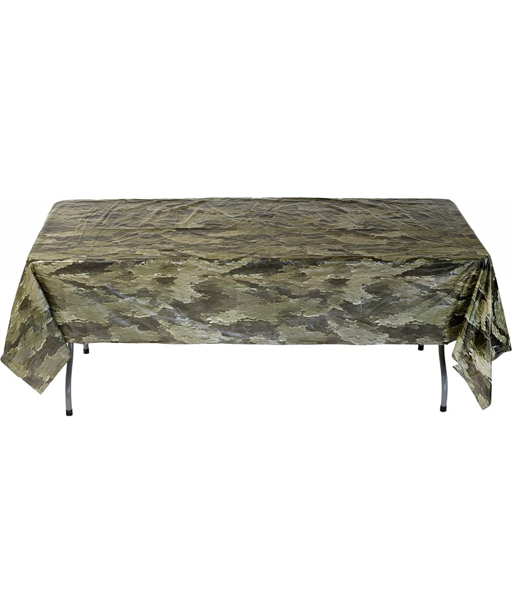 Military Army Camo Table Cover (54" x 108" Heavyweight Plastic) American Heroes Party Collection $20.77 Kids' Party Tablecovers