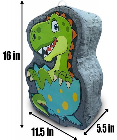 Dinosaur T-Rex Pinata Hatching From Egg (16 x 11.5 x 5.5) Perfect for Birthday Parties Kids Carnivals Dinosaur Birthday Party...