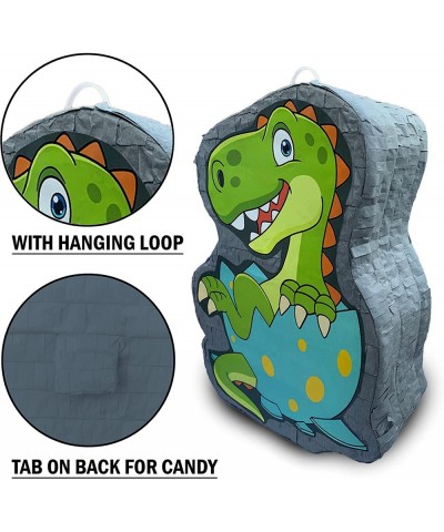 Dinosaur T-Rex Pinata Hatching From Egg (16 x 11.5 x 5.5) Perfect for Birthday Parties Kids Carnivals Dinosaur Birthday Party...