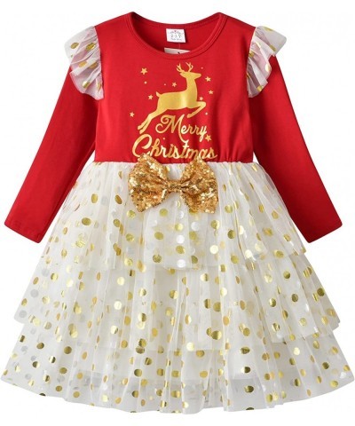 Little Girls Toddler Winter Long Sleeve Flower Party Tutu Dresses for 2-8T $33.34 Kids' Costumes