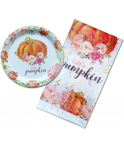 Little Pumpkin Table Cloth for Birthday Party Little Pumpkin is On The Way Baby Shower 2 Pack $16.16 Kids' Party Tablecovers