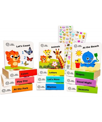 Baby Einstein Board Books Set Toddlers Babies Bundle ~ Baby Einstein My First Library 12 Book Set Baby Einstein Board Book Bl...