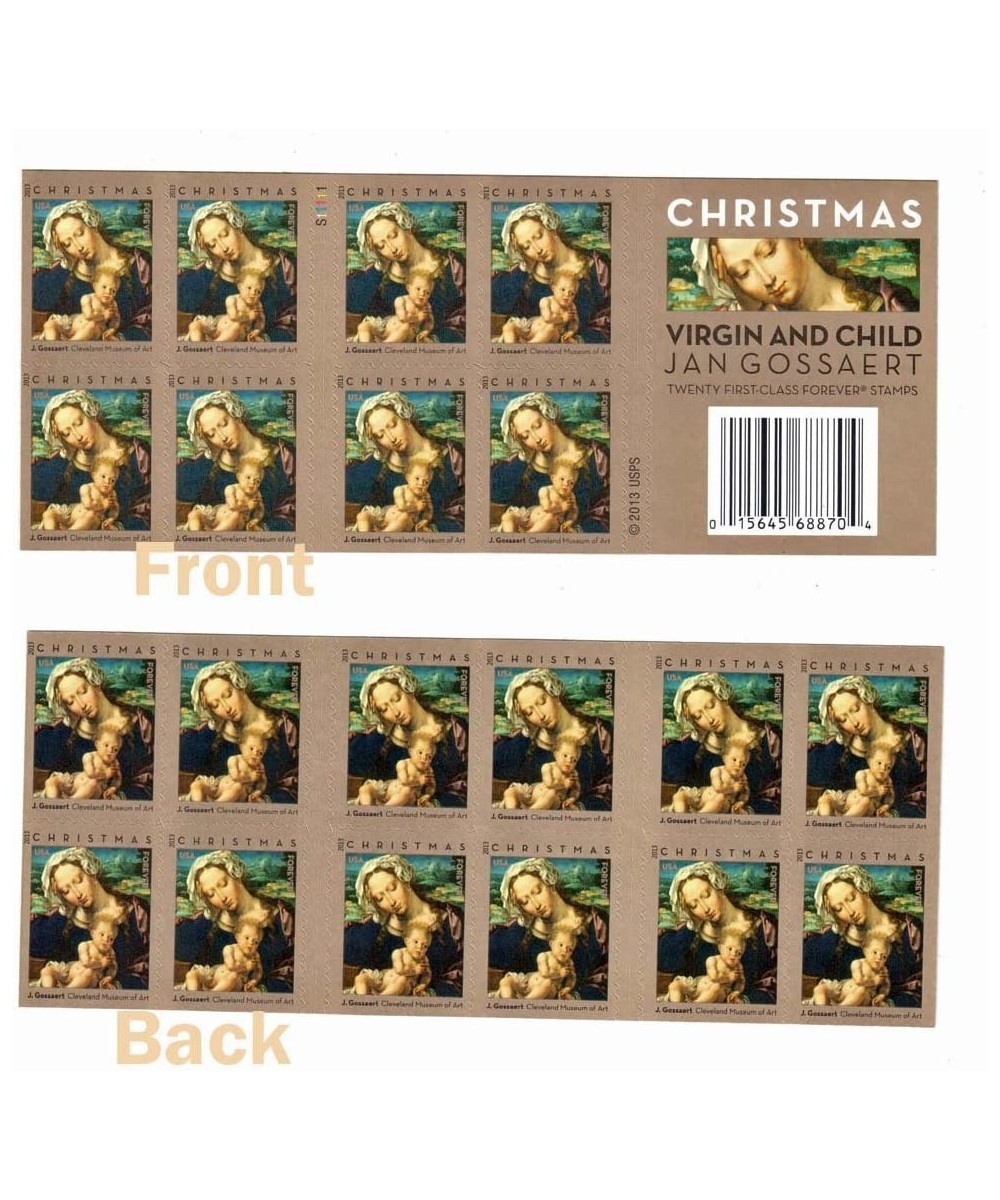 Forever Postage Stamps Christmas Holiday Virgin & Child -- Booklet of 20 $58.40 Collectibles Display & Storage