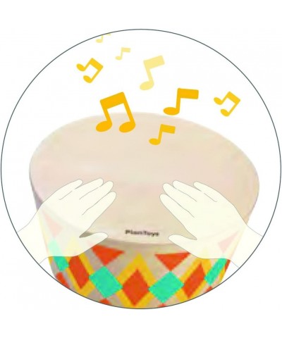 Rhythm Box Musical Hand Drum (6423) | Sustainably Made from Rubberwood and Non-Toxic Paints and Dyes $70.16 Kids' Musical Ins...