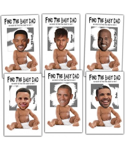 Baby Shower Games – Find the Baby Dad Scratch Off Celebrity Cards Baby Shower Party Games Supplies – 36 Cards(BA02-heiR) $26....