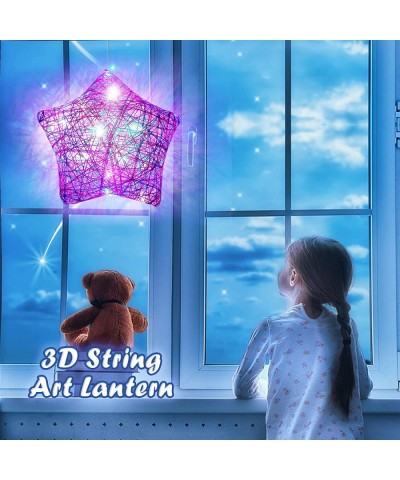 3D String Art Crafts for Kids DIY LED Star Lantern Arts and Crafts for Kids Ages 8-12 Gifts for Girls and Boys 8 9 10 11 12 Y...