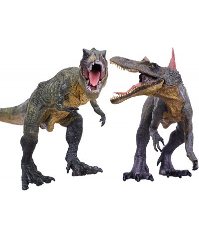 Dinosaur Toys Tyrannosaurus Rex and Spinosaurus Dinosaur World Action Figures Great Birthday Gift Collection Cake Topper Part...