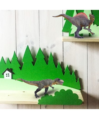 Dinosaur Toys Tyrannosaurus Rex and Spinosaurus Dinosaur World Action Figures Great Birthday Gift Collection Cake Topper Part...