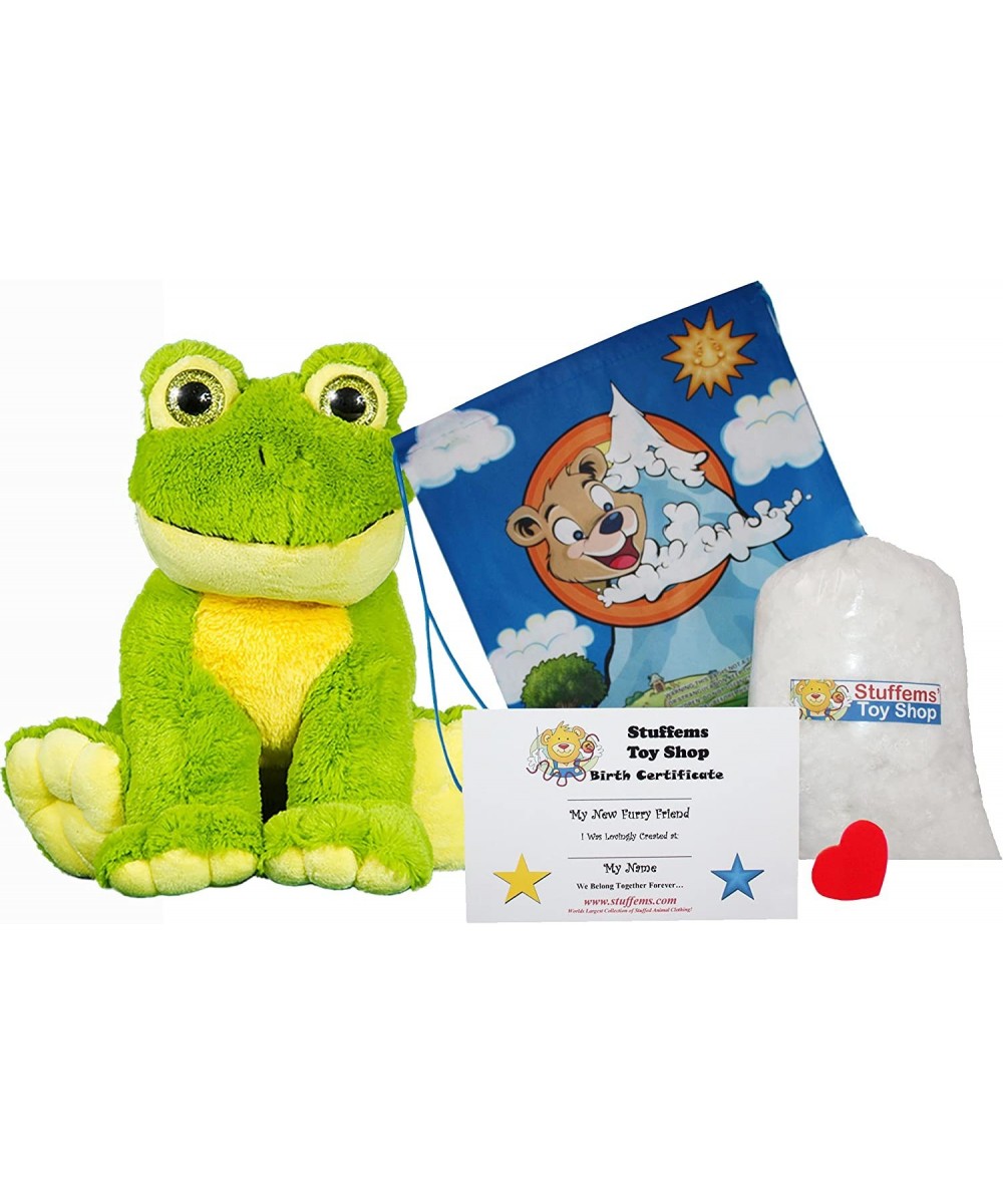 Make Your Own Stuffed Animal 16" "IHOP The Frog - No Sew - Kit with Cute Backpack! $39.91 Stuffed Animals & Teddy Bears