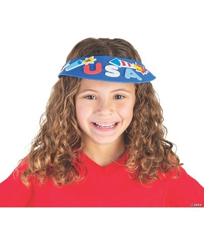 Patriotic Foam Visor Craft Kit - Makes 12 - 4th of July Crafts for Kids $35.75 Craft Kits