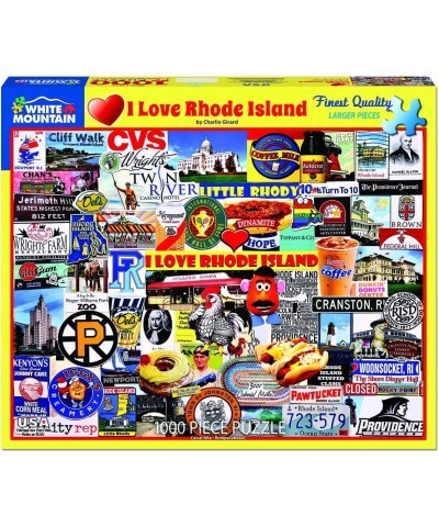 I Love Rhode Island 1000 Piece Jigsaw Puzzle $33.09 Jigsaw Puzzles