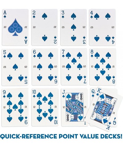 Starter Canasta Card Set | Melding Game 2 Decks 25 Scorekeeping Tally Pads | Classic Games for Family Game Night $23.57 Card ...