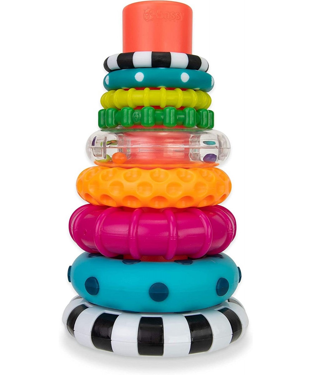 Stacks of Circles Stacking Ring STEM Learning Toy Age 6+ Months Multi 9 Piece Set $17.12 Early Development & Activity Toys