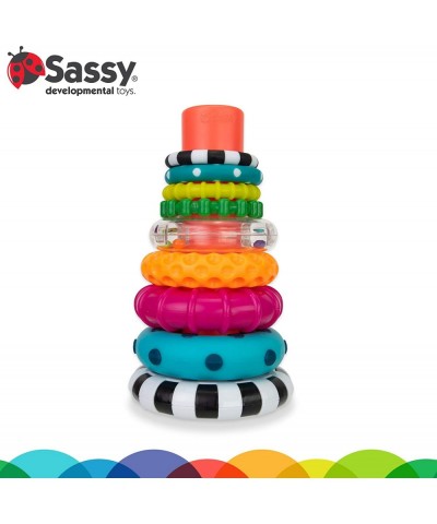 Stacks of Circles Stacking Ring STEM Learning Toy Age 6+ Months Multi 9 Piece Set $17.12 Early Development & Activity Toys