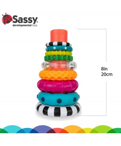 Stacks of Circles Stacking Ring STEM Learning Toy Age 6+ Months Multi 9 Piece Set $17.12 Early Development & Activity Toys