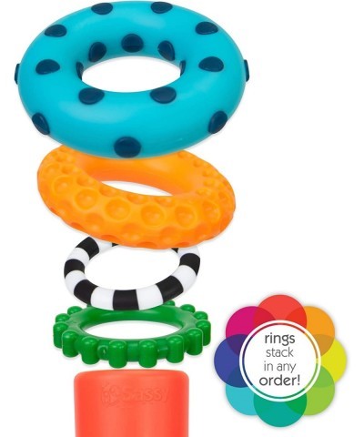 Stacks of Circles Stacking Ring STEM Learning Toy Age 6+ Months Multi 9 Piece Set $17.12 Early Development & Activity Toys