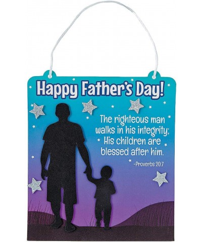 Religious Father's Day Sign Craft Kit - Makes 12 - DIY Crafts for Kids and Sunday School Activities $19.31 Craft Kits