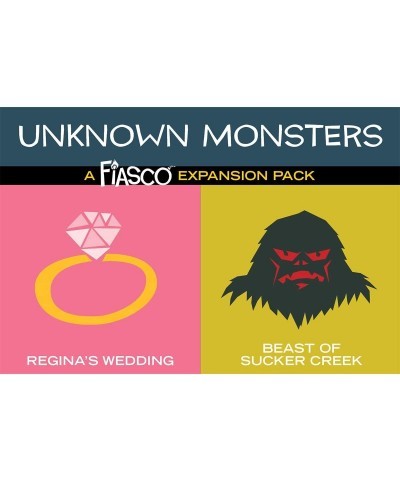 Fiasco Expansion Pack: Unknown Monsters $28.00 Board Games