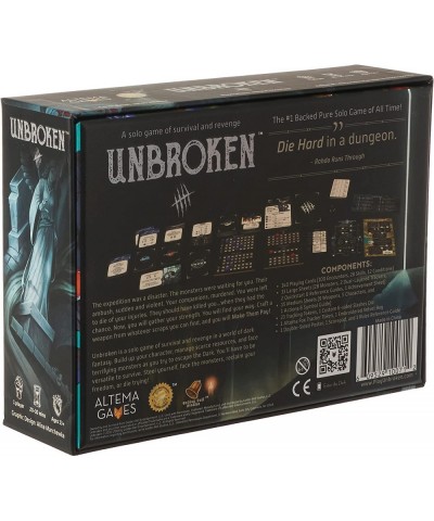 Unbroken: a Solo Game of Survival and Revenge Black $65.53 Board Games