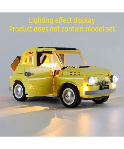 LED Light Kit for Creator Expert Fiat 500 (10271) - Compatible with Lego 77942 Building Blocks Model (Lego Set Not Included) ...