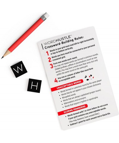 Word Hustle Travel Crossword Game for People who Love Word Games with Friends $50.97 Travel Games