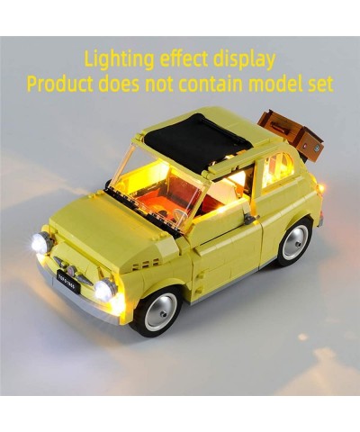 LED Light Kit for Creator Expert Fiat 500 (10271) - Compatible with Lego 77942 Building Blocks Model (Lego Set Not Included) ...