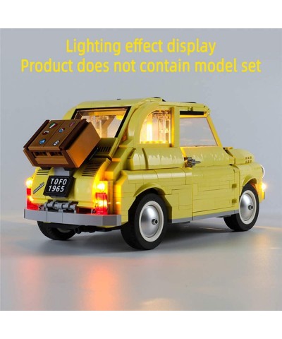 LED Light Kit for Creator Expert Fiat 500 (10271) - Compatible with Lego 77942 Building Blocks Model (Lego Set Not Included) ...